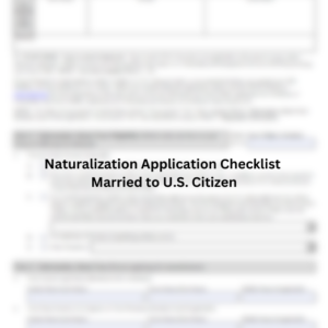 Immagration Naturalization Application, Liza Galindo Law, Florida